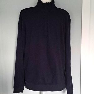 Cutter & Buck Navy Blue Quarter Zip Pullpver Sweater size Medium